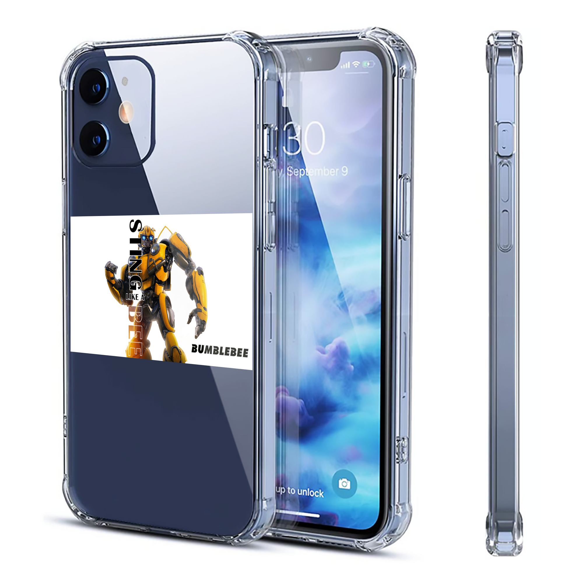 （画像用）  【iPhone 12シリーズ対応】透明スマホケース（クリアソフトケース）